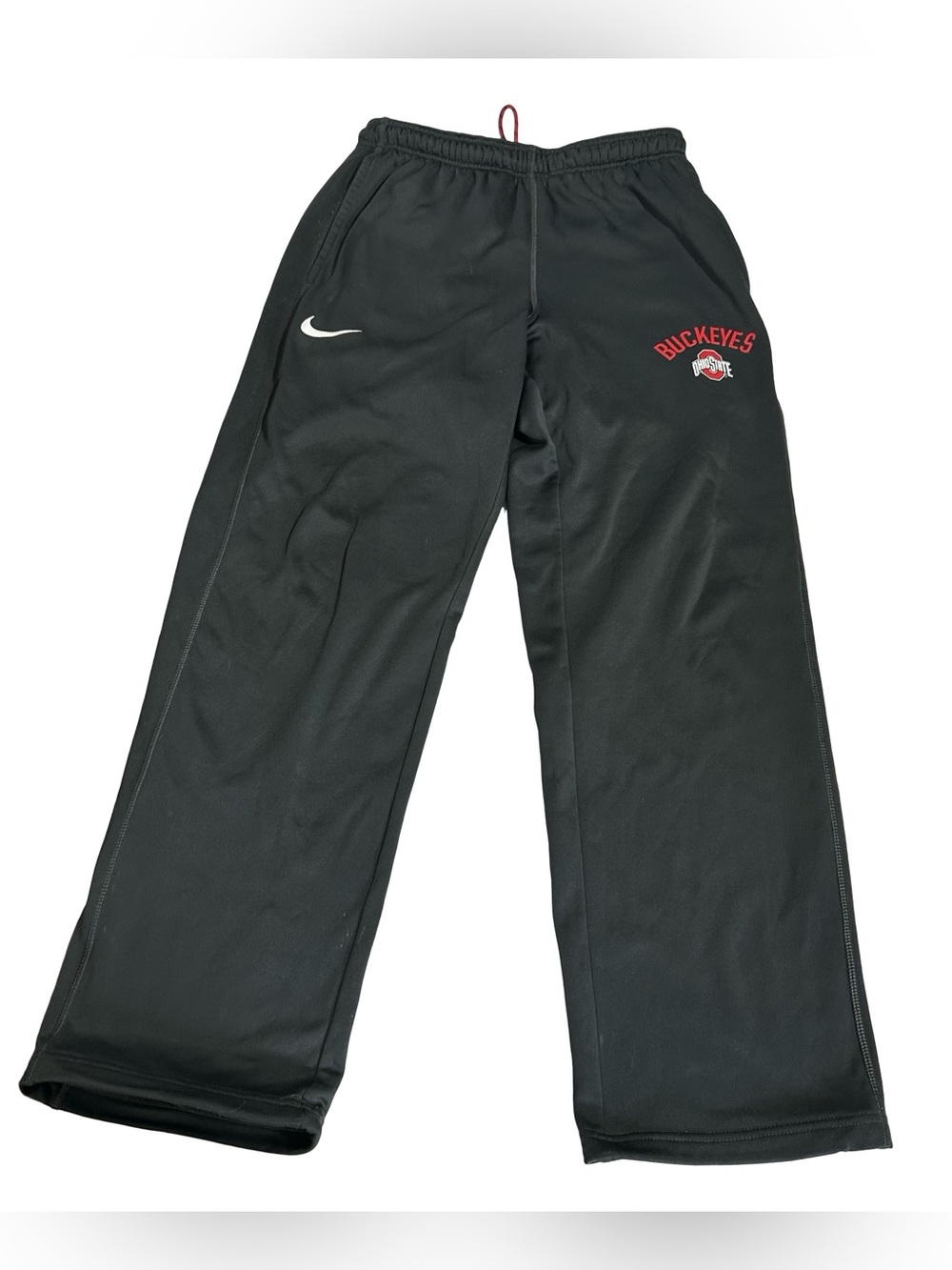 Nike Ohio State Buckeyes Therma FIT Sweatpants Mens M Black Fleece Track Pants